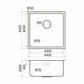 Кухонная мойка Omoikiri Tadzava 44-U/I ULTRA 15-IN нержавеющая сталь