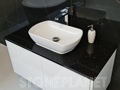 Столешница для ванны из искусственного камня Technistone Starlight Black