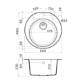 Кухонная мойка Omoikiri Miya 50R WH белый