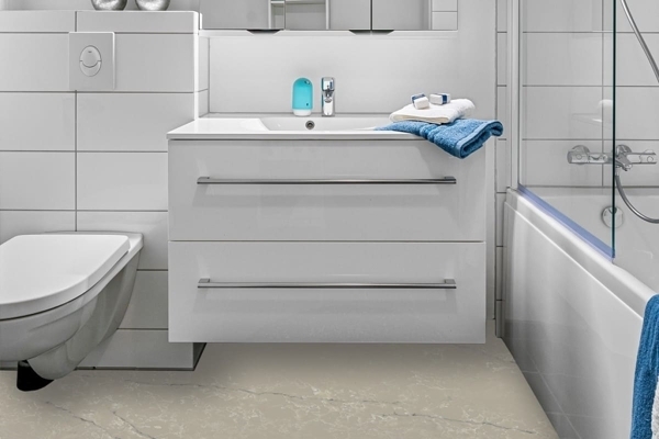 Bianco Crystallo EQAM 043 пол из камня