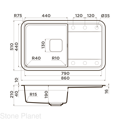 Кухонная мойка Omoikiri Tasogare 86-CA Artgranit/карамель