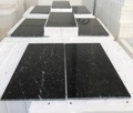 Плитка мрамор Nero Marquina 300х600х20мм полир.