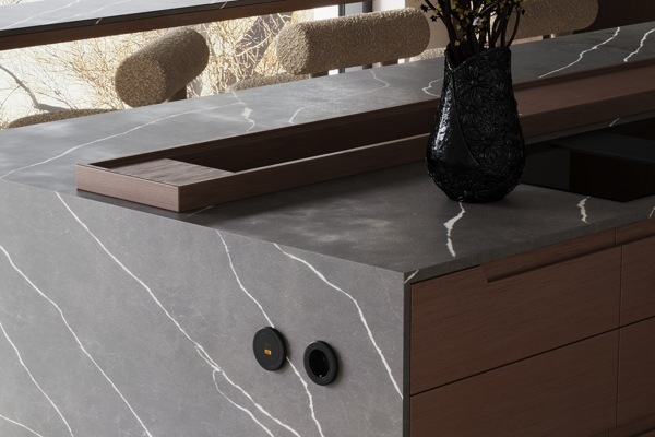 Grey Marquina EQHM007 столешница из камня