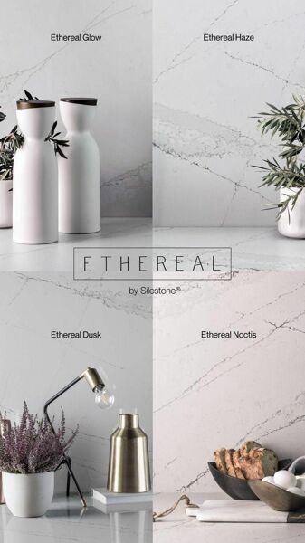 Silestone Ethereal сравнение оттенков