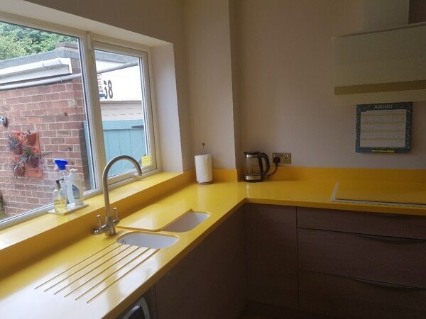 Corian Imperial Yellow 3